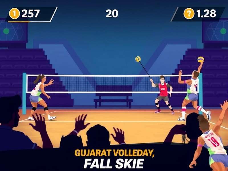 Gujarat Volley Fury Game Screenshot